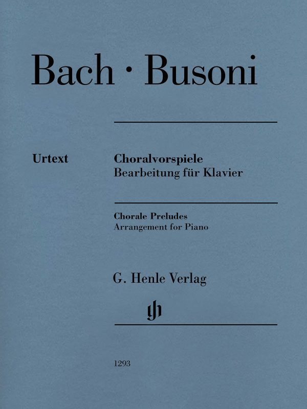 Bach, arr. Busoni – Chorale Preludes – Piano Sale