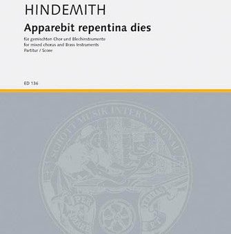 Hindemith - Apparebit repentia dies - Full score For Sale