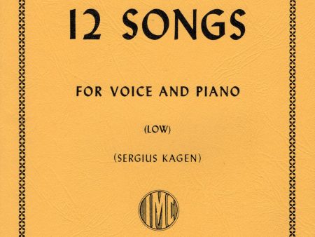 Duparc, arr. Kagen - 12 Songs - Low Voice and Piano Cheap