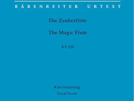 Mozart – The Magic Flute – Vocal Score Fashion