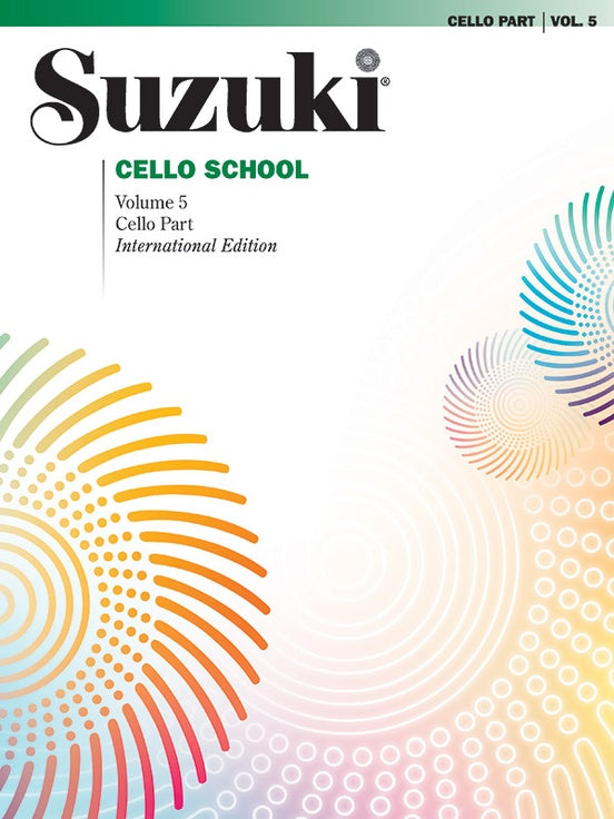 Suzuki- Cello School, Vol. 5 - Cello Method on Sale