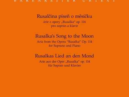 Dvorak - Rusalka s Song to the Moon, Op. 114 - Soprano and Piano Online Sale