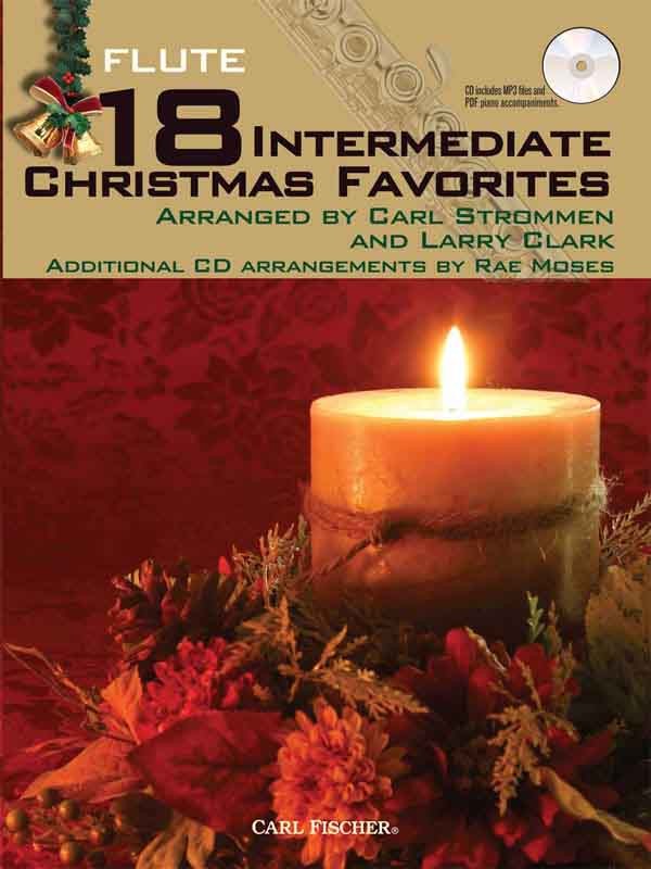 arr. Clark and Strommen- 18 Intermediate Christmas Favorites (w CD) - Intermediate Flute Solo Online