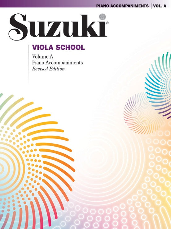 Suzuki Viola School, Vol. A (Vols. 1 and 2) (Revised) – Piano Accompaniment For Cheap