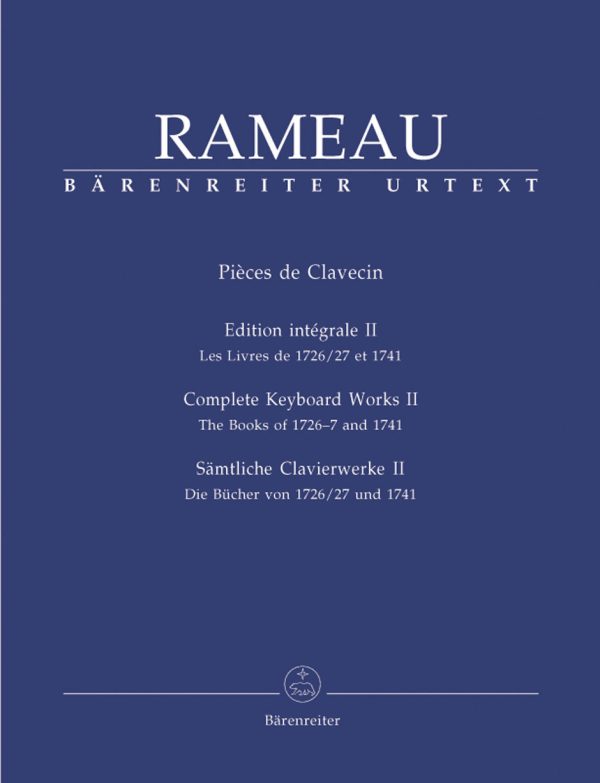 Rameau - Complete Keyboard Works II: 1726-27 and 1741 - Harpsichord, Piano Cheap