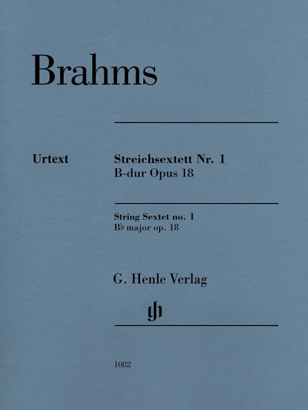 Brahms, ed. Eich – String Sextet No. 1 in Bb Major, Op. 18 – String Sextet on Sale