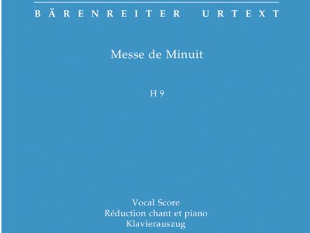 Charpentier - Messe de Minuit pour Noël H 9 - Vocal Score Online Hot Sale