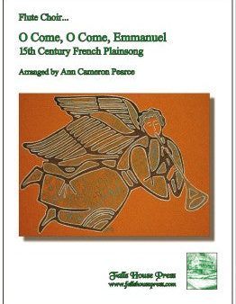 Pearce, arr. - O Come, O Come, Emmanuel - Flute Quintet and Opt. Bass For Discount