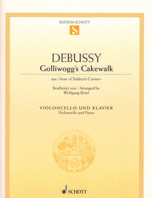 Debussy - Golliwogg s Cakewalk From Children s Corner - Cello and Piano Hot on Sale