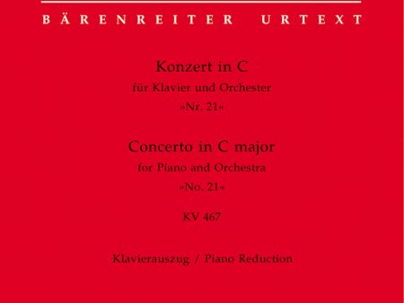 Mozart, ed. Woodfull-Harris - Piano Concerto No. 21 in C Major, KV. 467 - 2 Pianos, 4 Hands on Sale