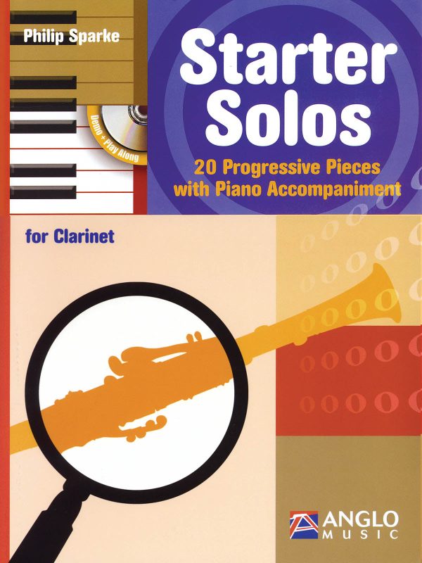 Sparke – Starter Solos: 20 Progressive Pieces with Piano Accompaniment (w CD) – Clarinet Supply