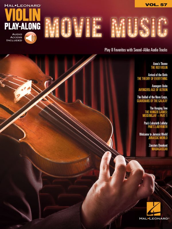 Violin Play-Along Movie Music For Sale