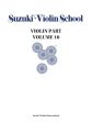 Suzuki Violin School:  Vol. 10 - Violin Method Online now