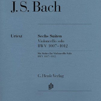 Bach, ed. Voss - 6 Suites for Violoncello Solo BWV 1007-1012-Cello Solo Supply