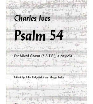 Ives - Psalm 54 - Vocal Score (a capella) Supply