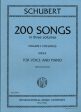 Schubert, ed. Kagen - 200 Songs, Vol. 1 - High Voice and Piano Cheap