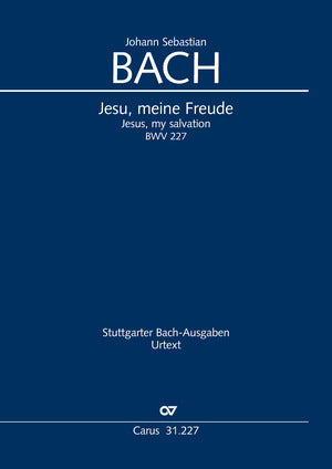 Bach - Jesu, Meine Freude, BWV 227 - Full Score (German English) For Cheap