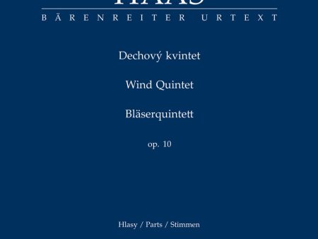 Haas - Wind Quintet, Op. 10 - Set of Parts Fashion