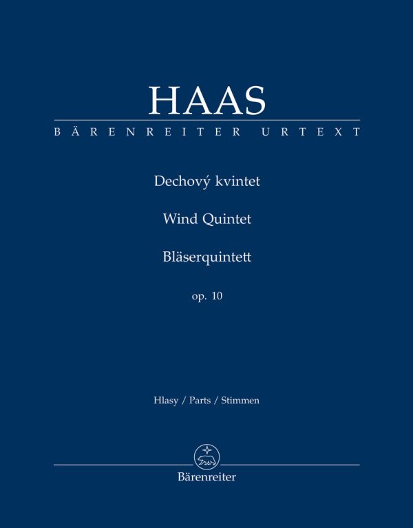 Haas - Wind Quintet, Op. 10 - Set of Parts Fashion