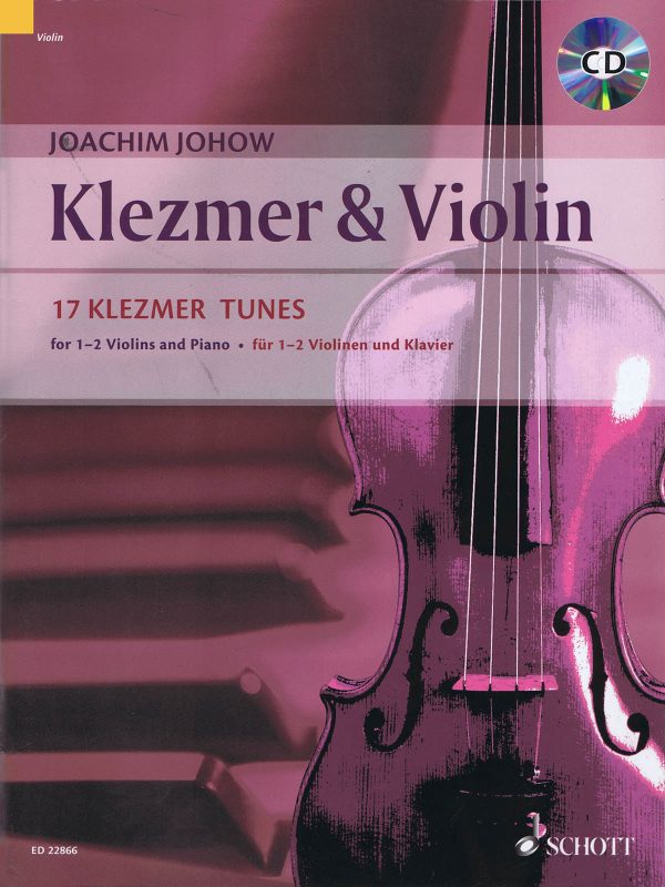 Johow – Klezmer and Violin (w CD) – 1 or 2 Violins and Piano For Discount