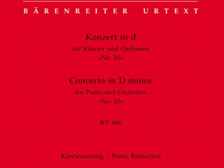 Mozart, ed. Faber - Piano Concerto No. 20 in D Minor, KV. 466 - 2 Pianos, 4 Hands Online now