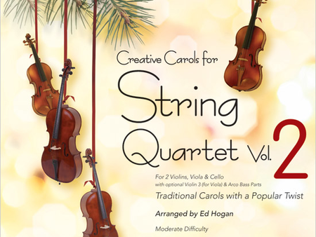 Hoagn, arr. - Creative Carols for String Quartet (w CD) - String Quartet Online Sale