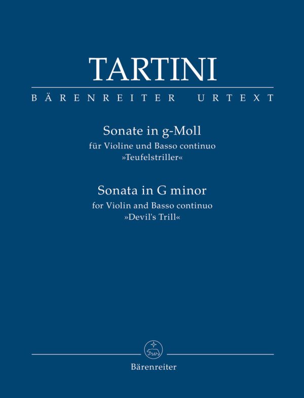 Tartini - Sonata in G Minor  Devil s Trill  - Violin and Basso Continuo on Sale