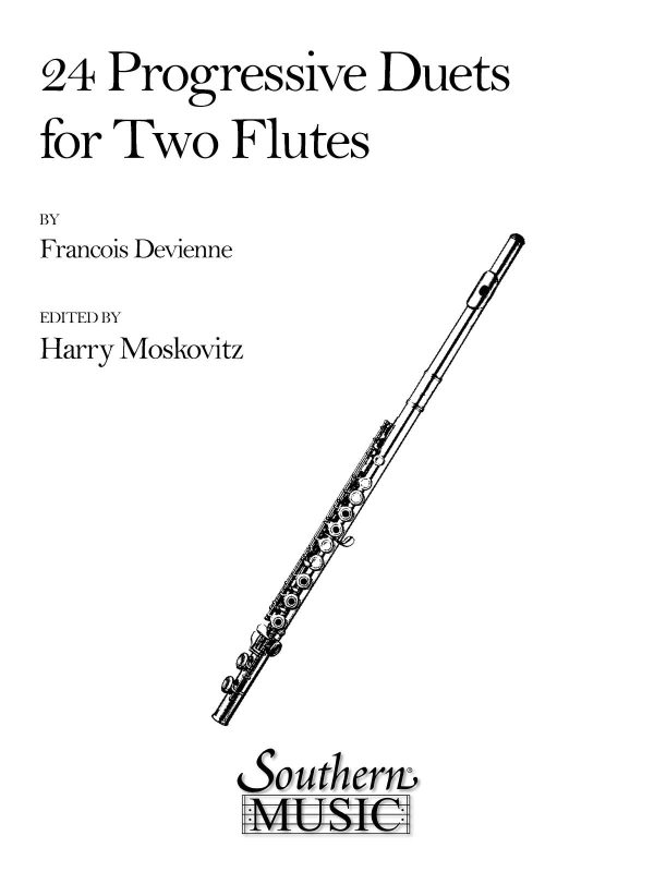 Devienne, arr. Moskovitz – 24 Progressive Duets – 2 Flutes on Sale