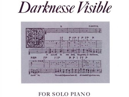 Ades – Darknesse Visible – Piano Sale