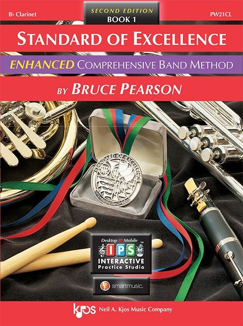 Pearson – Standard Of Excellence: Bb Clarinet, Book 1 (w CD) – Clarinet Method Sale