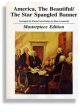Bates and Ward, Key and Smith, arr. Lombardi – America the Beautiful and The Star-Spangled Banner – Piano, Vocal, Guitar Fashion