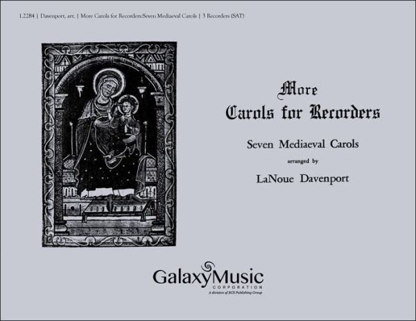 Davenport - More Carols for Recorders - Recorder Trio Cheap