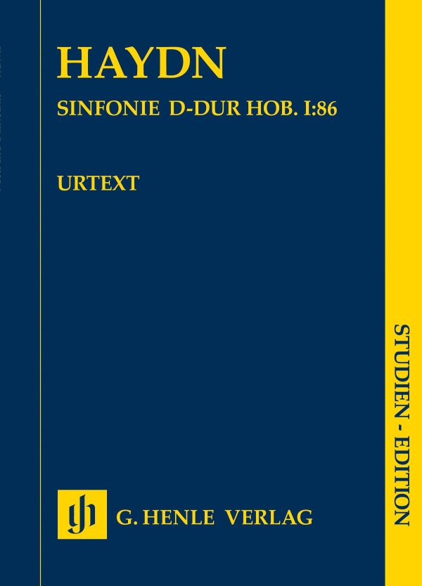 Haydn, eds. Gerlach and Lippe – Symphony in D Major, Hob. I:86 – Study Score on Sale