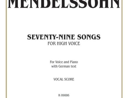 Mendelssohn - 79 Songs - High Voice and Piano Online now