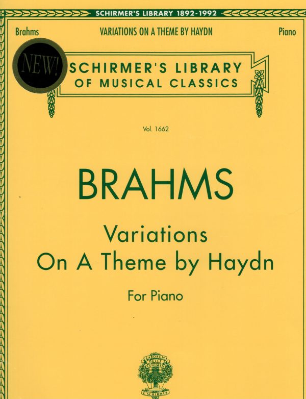 Brahms – Variations on a Theme by Haydn – Piano Discount