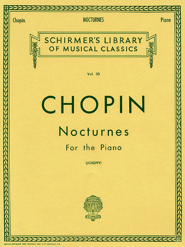 Chopin, ed. Joseffy – Nocturnes – Piano Online