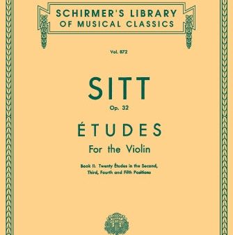 Sitt - Etudes for Violin, Op. 32 Bk. 2 - Violin For Cheap