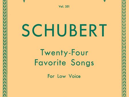 Schubert – 24 Favorite Songs – Low Voice and Piano Sale