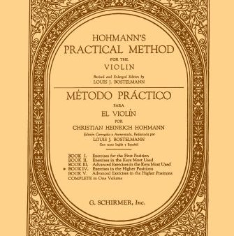 Hohmann - Practical Method for the Violin, Book 4 Supply