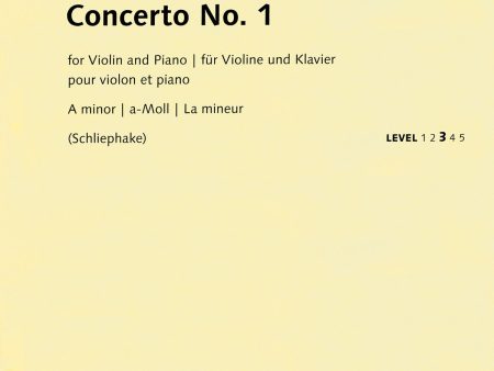 Accolay - Violin Concerto No. 1 in A Minor - Violin and Piano Cheap