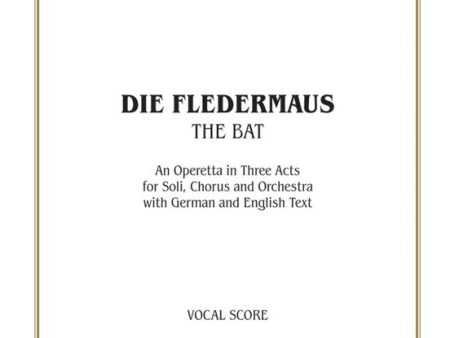 Strauss – Die Fledermaus – Vocal Score Online Hot Sale