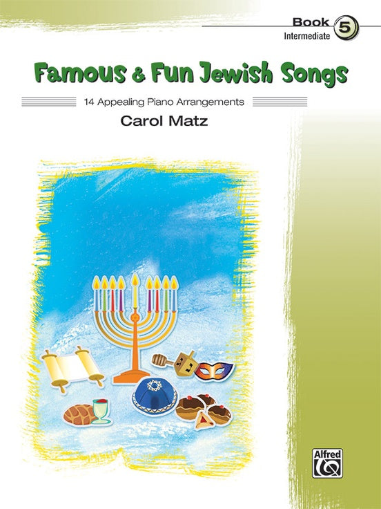 Matz, arr. - Famous and Fun Jewish Songs, Book 5 - Intermediate Piano Solo Cheap