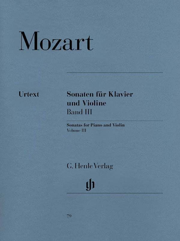 Mozart - Violin Sonatas, Vol. 3 - Violin and Piano Fashion