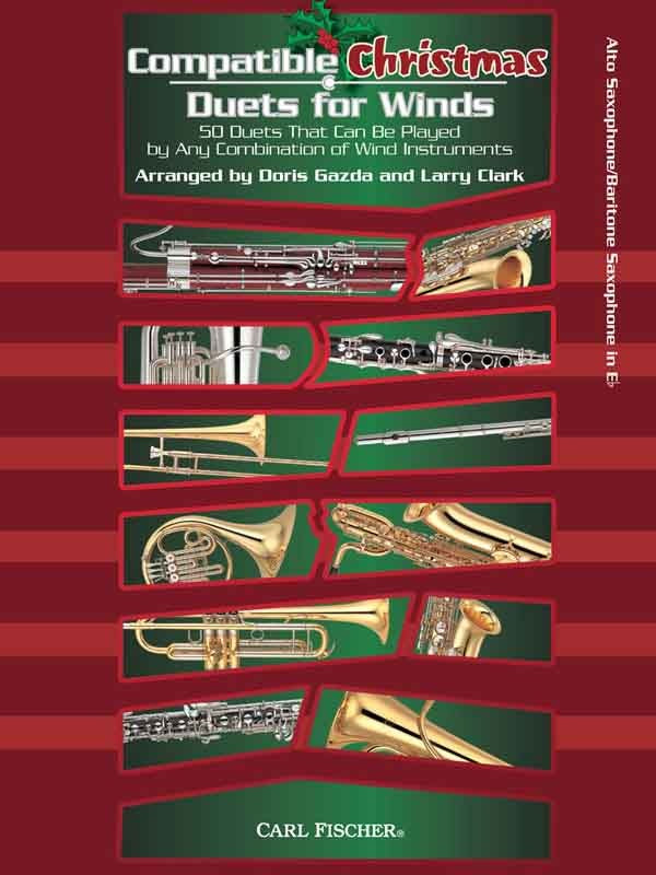 Gazda and Clark, arrs. - Compatible Christmas Duets for Winds - Eb Saxophone Part Online now