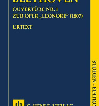 Beethoven - Loenore Overture No. 1 - Study Score For Discount