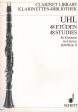 Uhl – 48 Studies for Clarinet, Book 2 – Clarinet Method Online