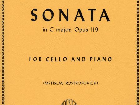 Prokofiev, ed. Rostropovich - Sonata in C Major, Op. 119 - Cello and Piano Hot on Sale