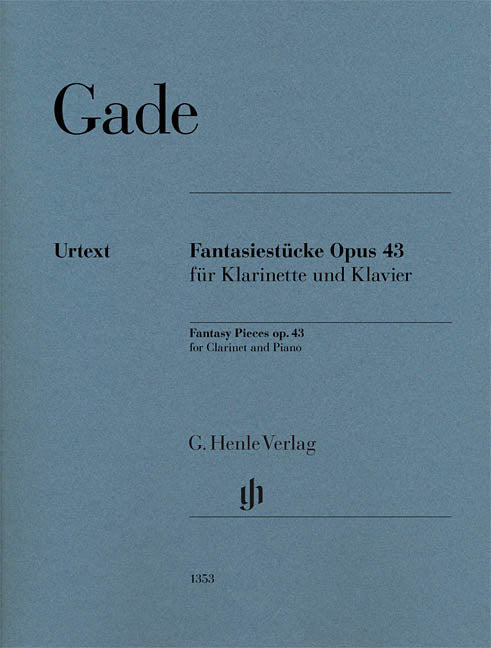 Gade - Fantasy Pieces, Op. 43 - Clarinet and Piano Discount