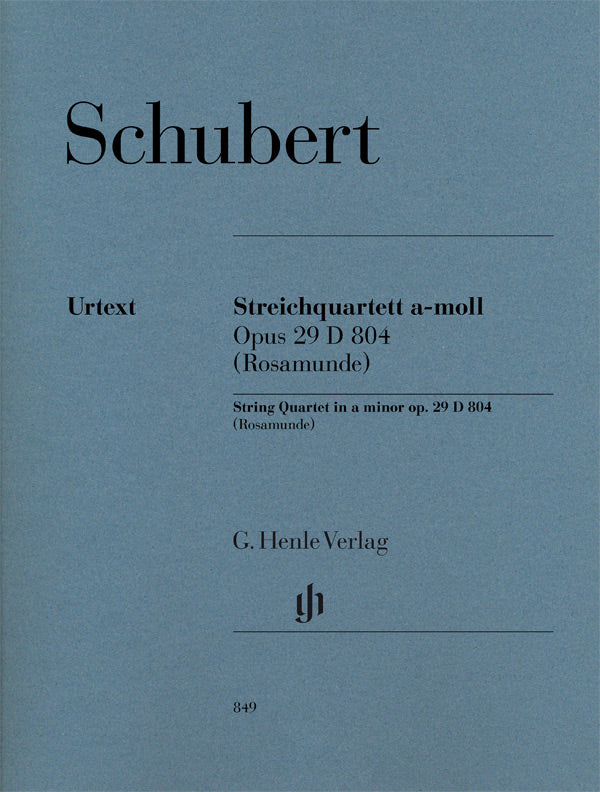 Schubert - String Quartet in A Minor, Op. 29 (Rosamunde) - String Quartet For Discount