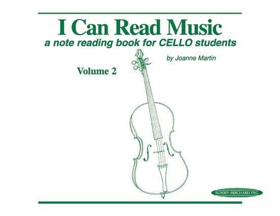 Martin - I Can Read Music (Cello), Vol. 2 - Cello Method Online